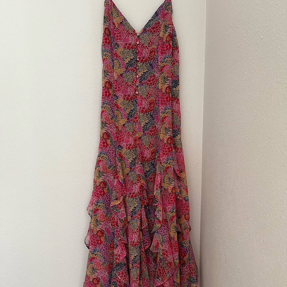 NOT A MATERNITY DRESS. Size Small. Adjustable spaghetti straps.